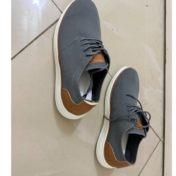 🆕VILOCY Men's Grey Fashion Business Comfortable Breathable Dress Sneaker - Picture 2 of 10